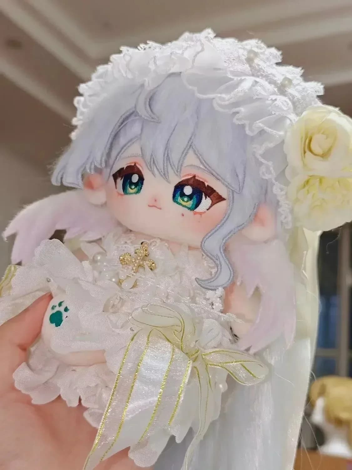 Gioco Honkai: Star Rail Robin Animal Cosplay Soft Body Dress Up cuscino imbottito mascotte figure regalo 20cm