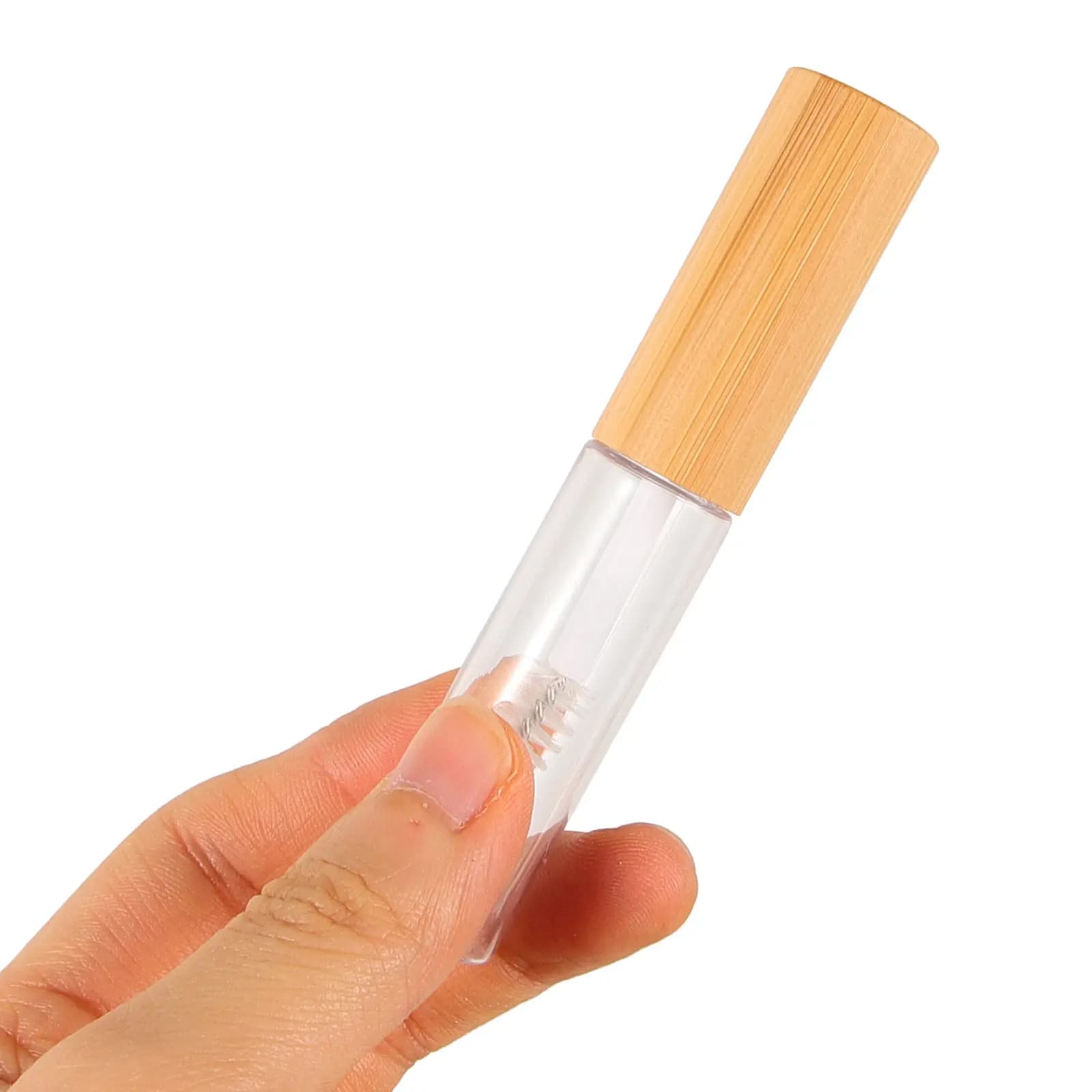 Mini Flacone Vuoto per Mascara Ricaricabile, Tubetto Trasparente per Ciglia, Contenitore Portatile in Plastica per Ciglia, Anti-perdita, Essenziale per Viaggi, Lash Tech