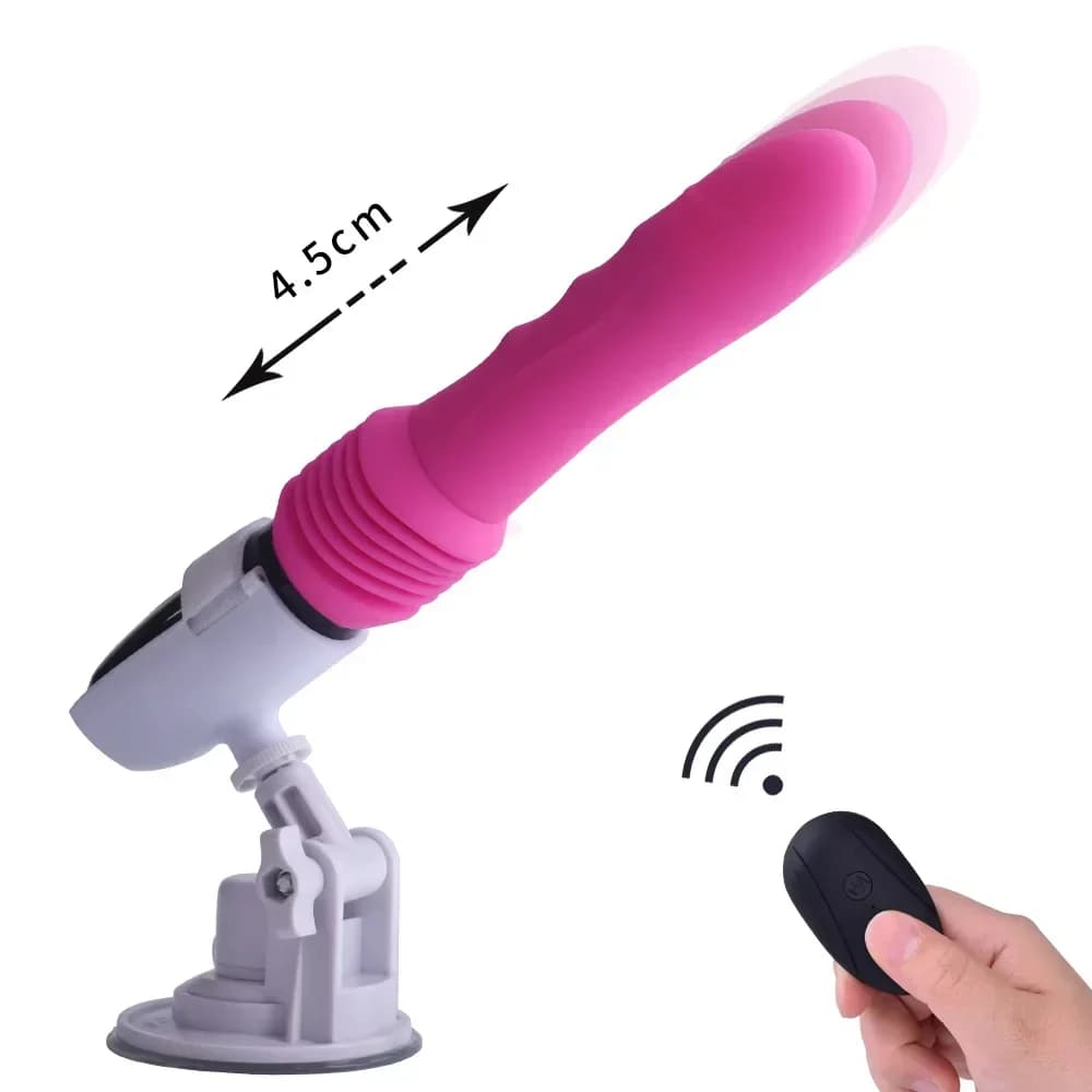 Macchina automatica del sesso del vibratore del dildo telescopico per le donne Uomini G Spot Figa anale Masturbazione Pistola del sesso Massaggiatore del dildo Giocattolo adulto
