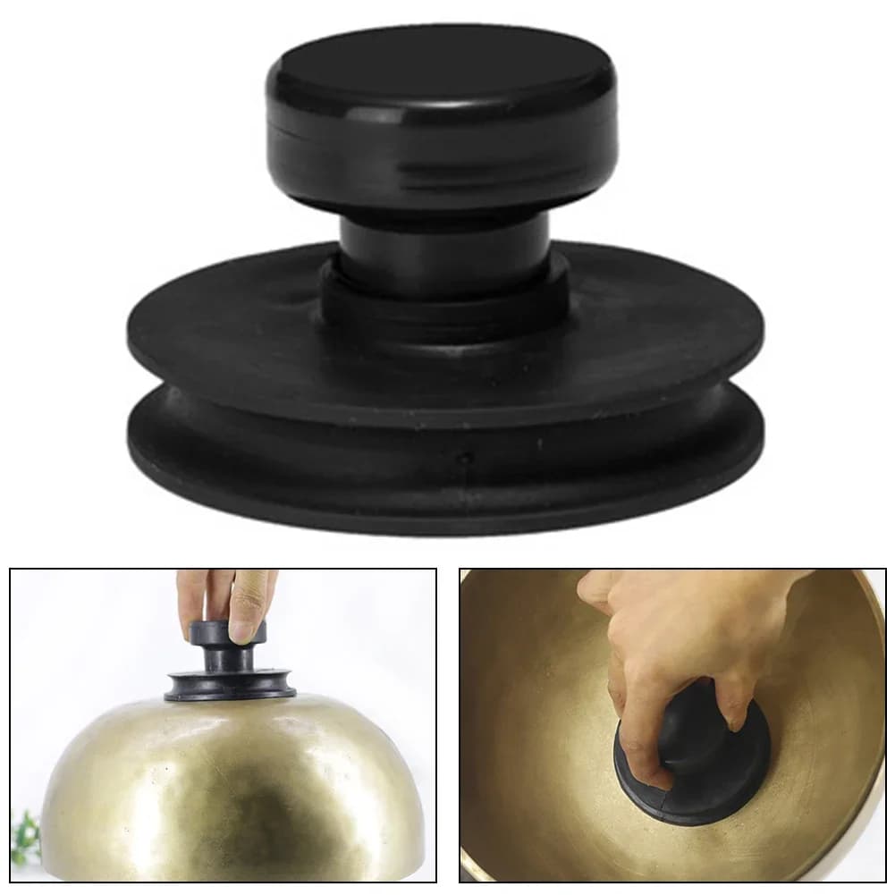 Rubber Sucker Singing Bowl Suction Cups Office Use Strong Rubber Material Versatile Applications For Balancing