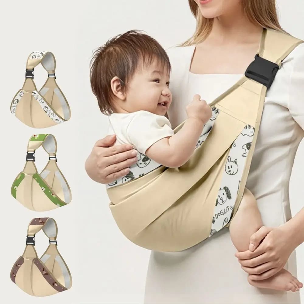 Marsupio ergonomico avvolgente abbraccio anteriore regolabile borsa per il trasporto del bambino sicurezza per uscire marsupi imbracatura accessori per bambini