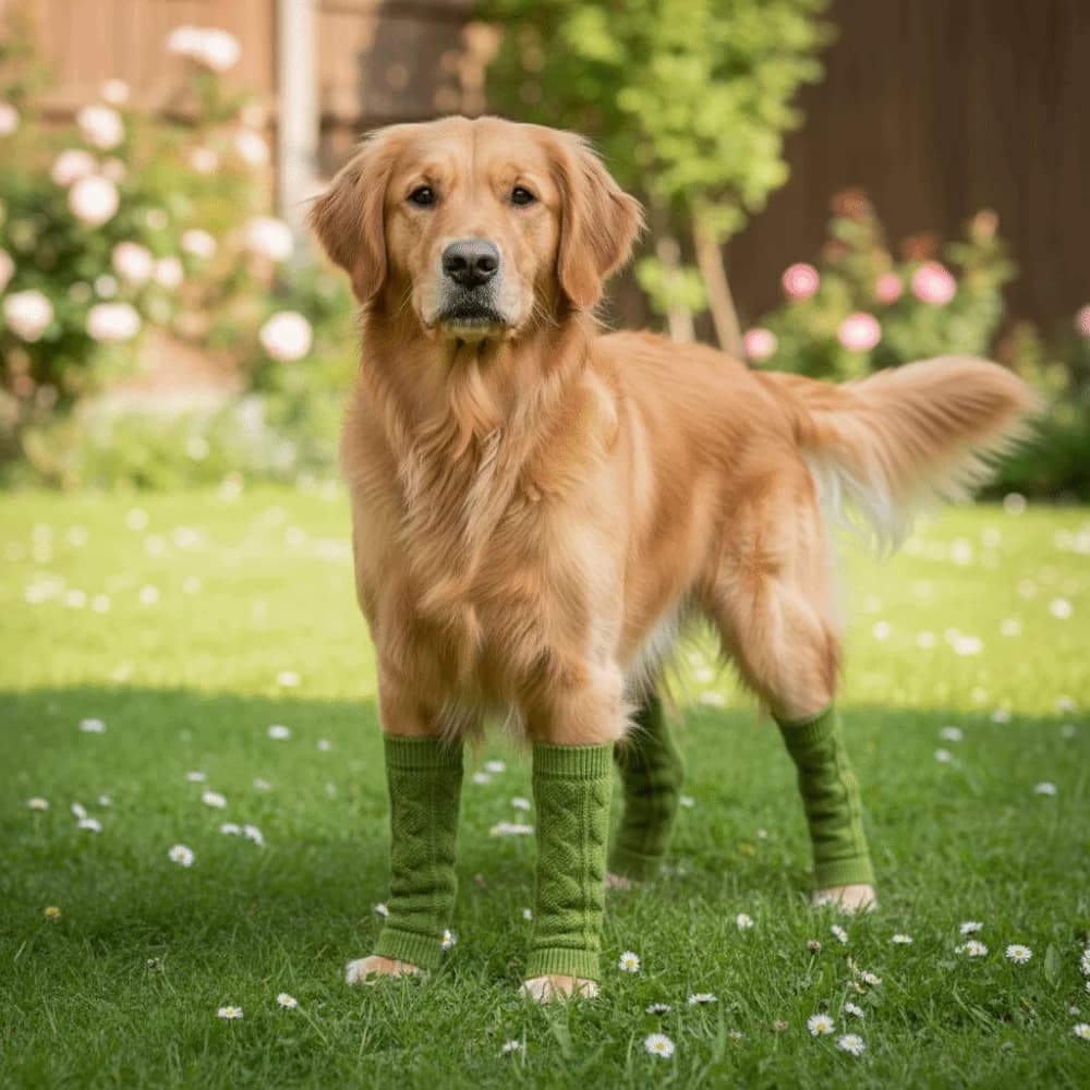 Protezione per Zampe di Cuccioli, Copri-Gomiti Caldi ed Elastici per Cani, Coperture Anti-Sporco per Zampe di Cani, Guaina Sportiva