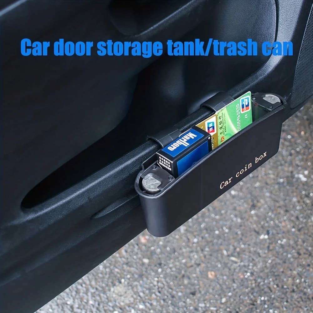 1 pz Auto Universale Moneta Vario Organizzatore Porta Bin Scatola di Immagazzinaggio Moneta Dell'automobile Scatola di Immagazzinaggio Porta Auto cestino per auto Organizzatore LW-1518