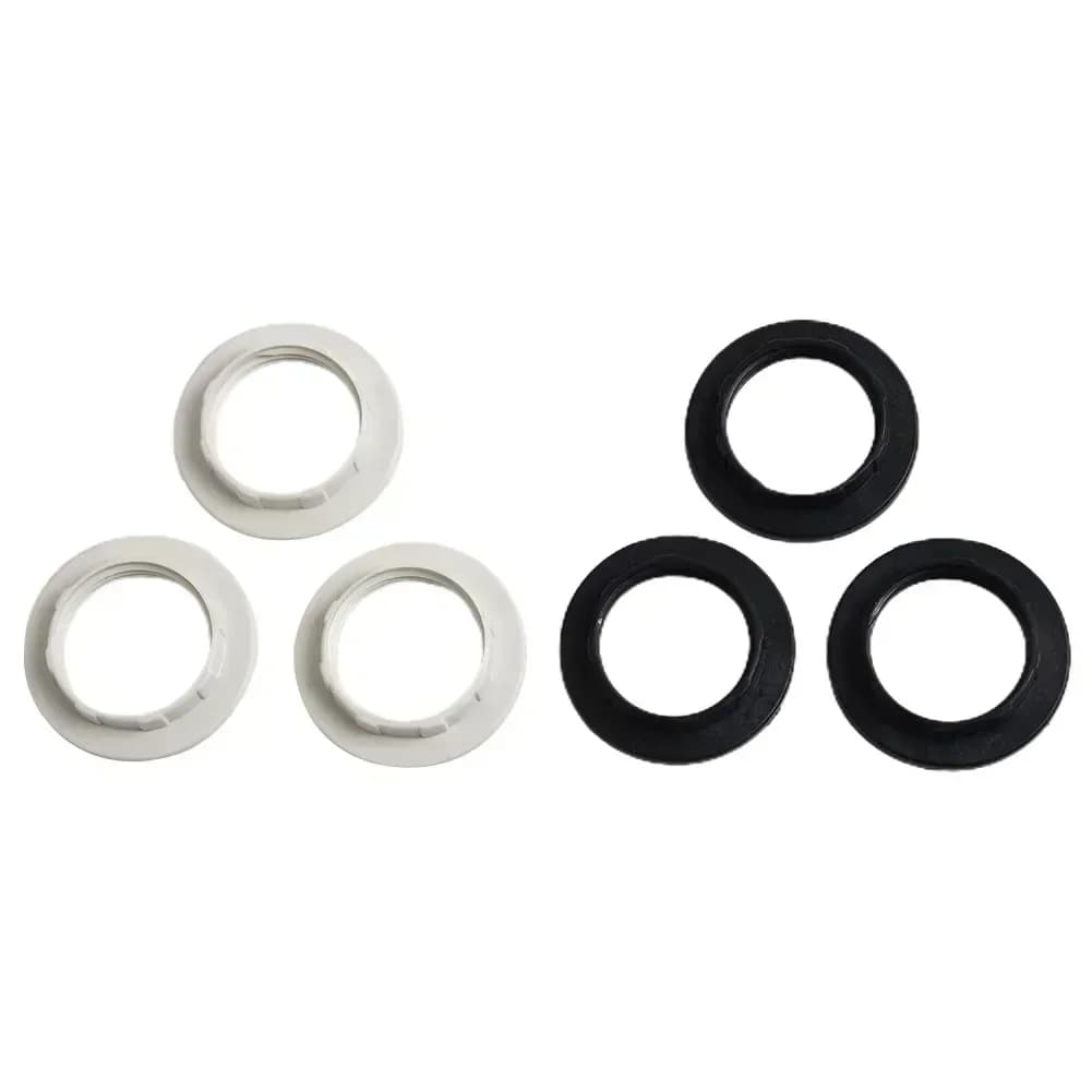Anello di fissaggio in plastica E14 per paralume, adatto come ricambio per i vostri paralumi danneggiati
