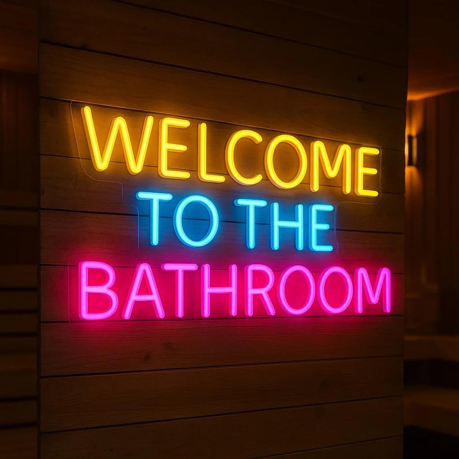 Insegna al neon per sauna, insegna al neon per centro di pozzi, decorazioni al neon per sauna e bagni, decorazioni al neon per sauna domestica, insegna al neon a vapore, neon per il rilassamento a caldo