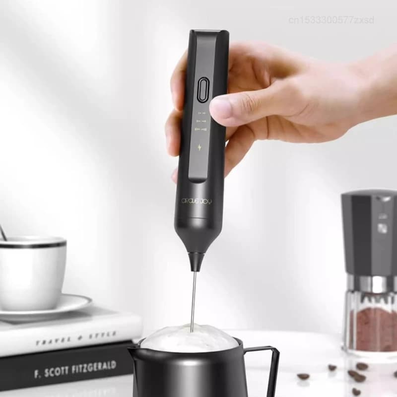 Circle Joy Electric Milk Frother Coffee Frother 3 Speeds Mini Home Electric Handle Blender Egg Beater Hot Cooking Tools