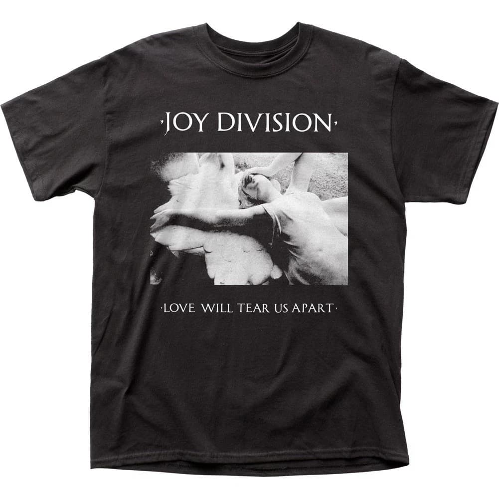 Men's Summer Joy Division T-Shirt Cotton and Breathable Tee Men's Round Neck Streetwear Oversized Short Sleeve