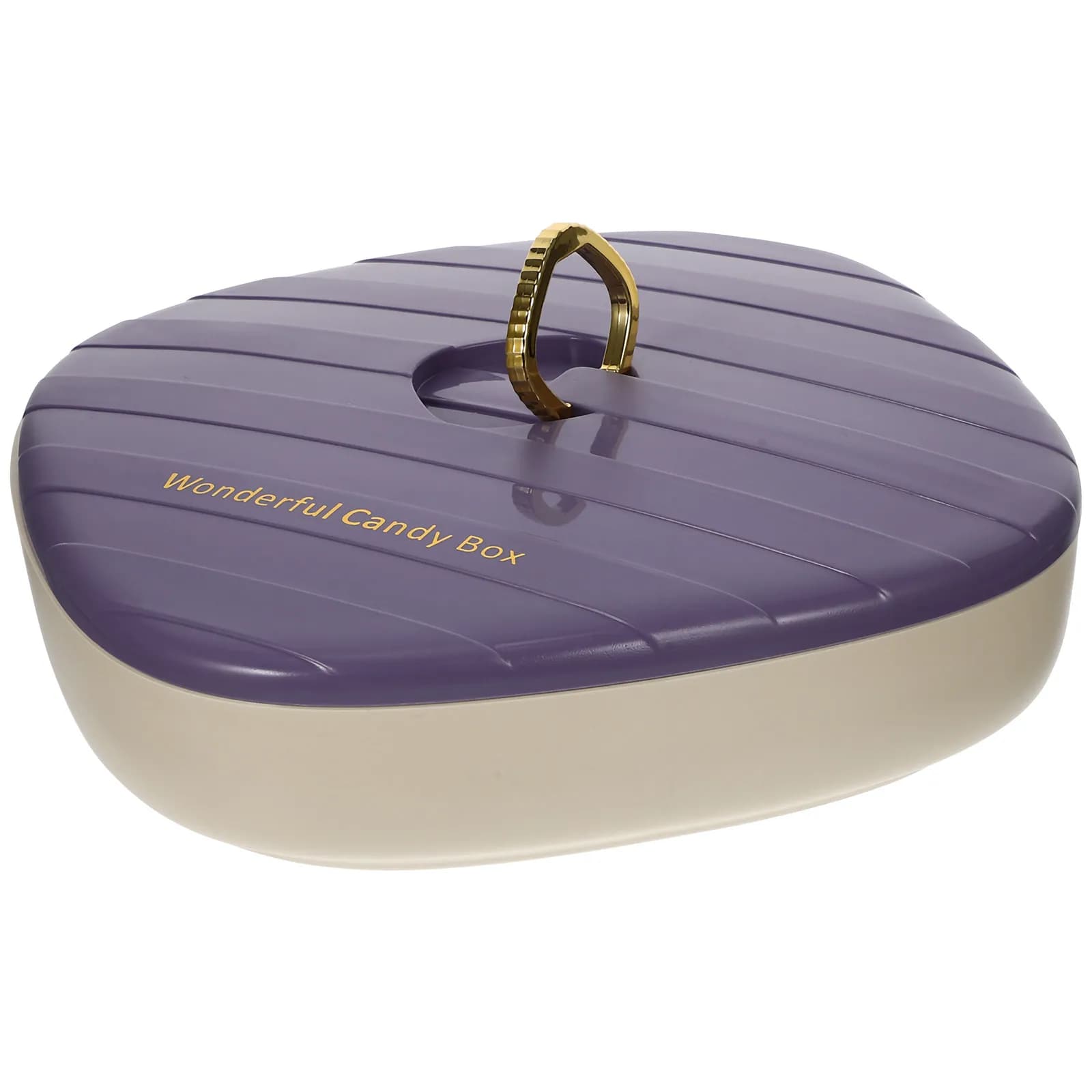 Contenitore porta snack multi-scomparto con coperchio per frutta secca, dolcetti e noci, ideale per feste e casa, vassoio decorativo per servire cibo