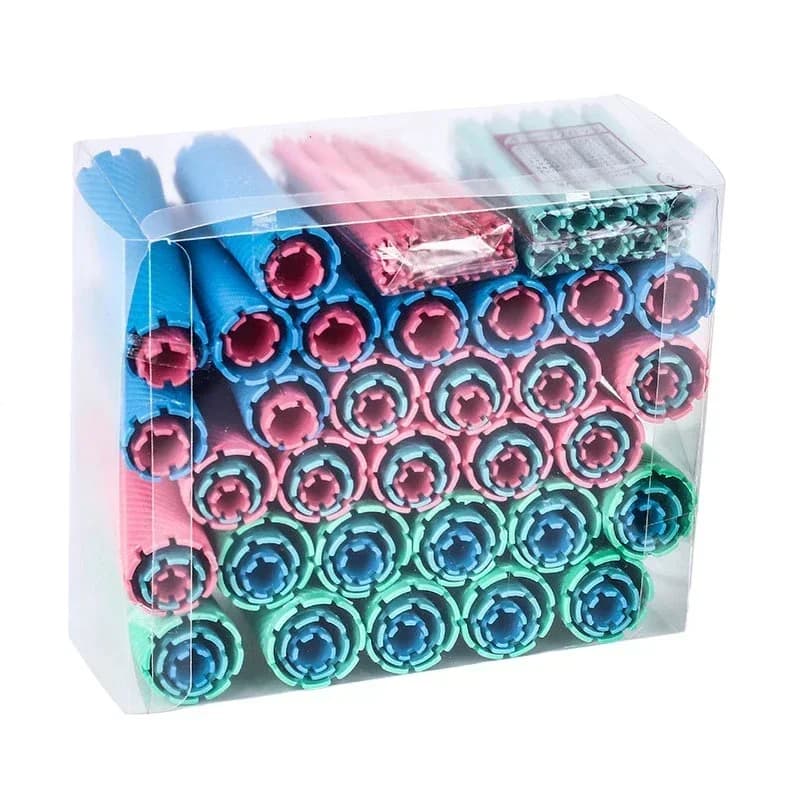 100 pezzi aste per permanente dei capelli rulli arricciacapelli aste permanenti bigodini aste per onde fredde per donne capelli lunghi corti 10 dimensioni colore misto
