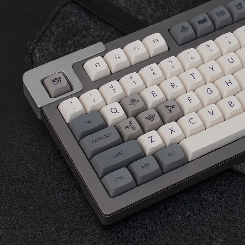 123 Keys XDA Profile PBT keycaps dye-sub Double-shot Keycap 6.25U Key Cap for Keyboard Game Mechanical Satellite Axis