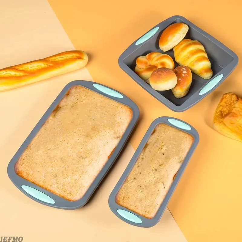 Silicone Oven Molds Set, Air Frying Accessories, Microwave Mold, Food Grade Cake Silicone Mold, Oven Tools