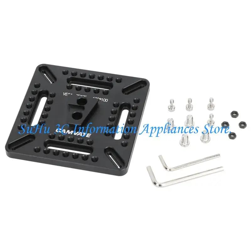 Adjustable Multipurpose Aluminum Camera Mounting Cheese Plate With Secure V Lock Mechanism For Photo Video Accessories