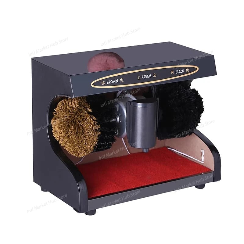 Lucidatrice elettrica per scarpe, lucidatrice per scarpe a induzione completamente automatica, spazzolatura e lucidatrice automatica per scarpe