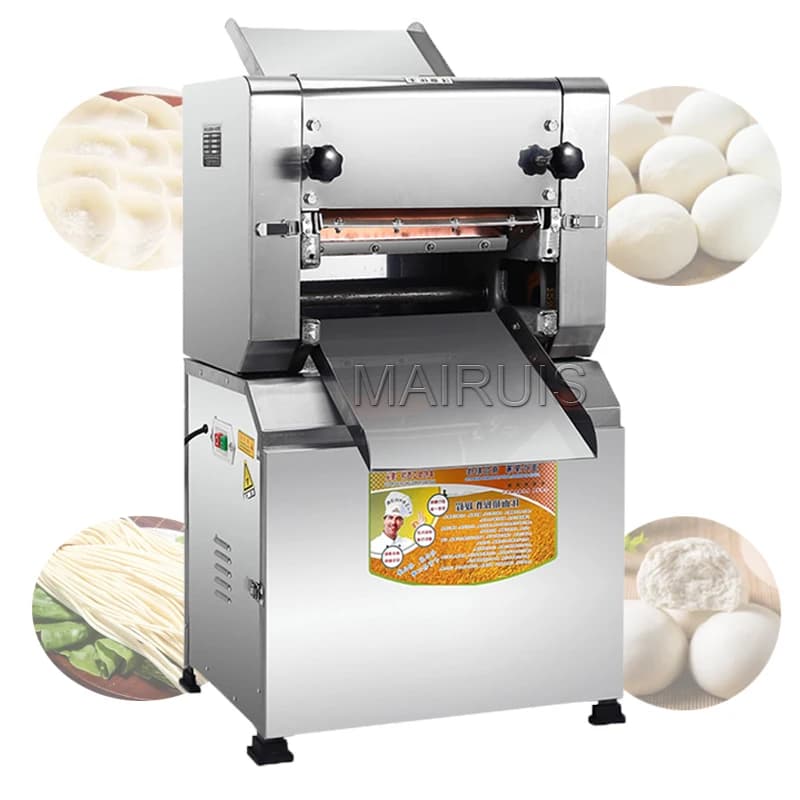 Macchina Elettrica per Pressare la Pasta in Acciaio Inox per Uso Domestico e Commerciale, Produttori di Noodle, Sfogliatrice per Impasti