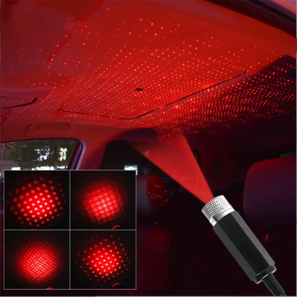 Accessori per auto USB luce notturna a stella sul tetto per Suzuki Jimny The Kizashi Grand Vitara SX4 VITARA Works Baleno Celerio Swift