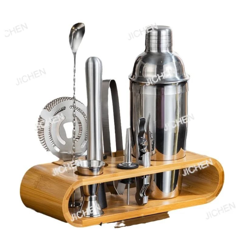 Set Shaker in Acciaio Inox JC, Shaker per Cocktail, Strumento da Barman, Tazza Snow Cup