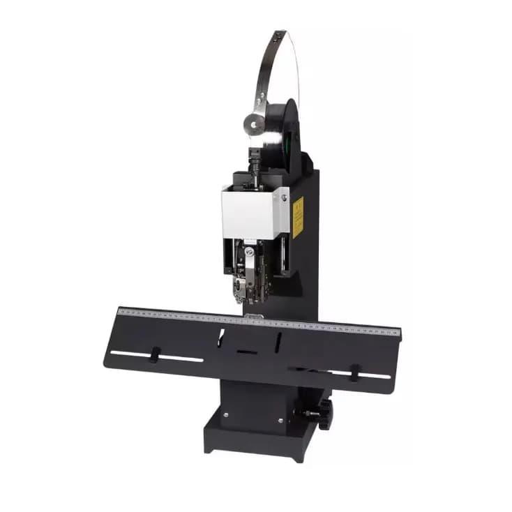 Prezzo di fabbrica Desktop LKS100 Macchina elettrica per rilegatura a filo a testa singola Chiodo piatto Equitazione Rilegatrice per unghie Cucitrice
