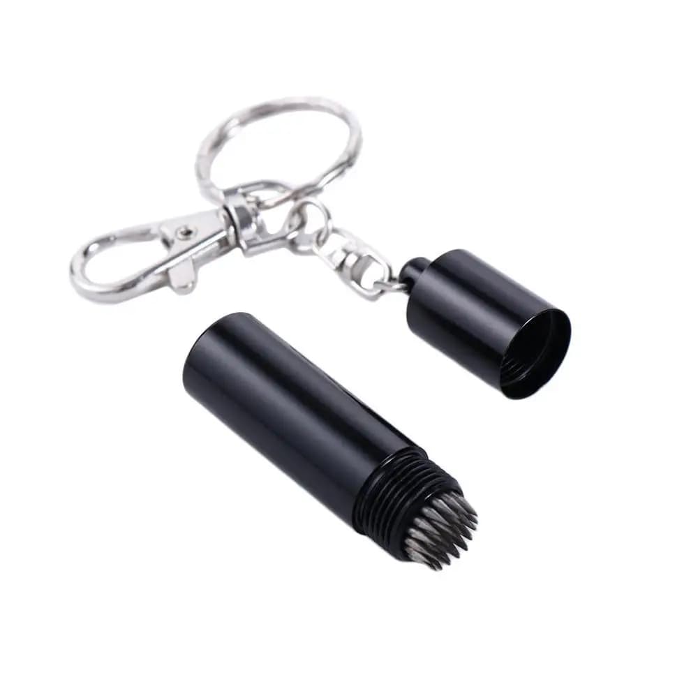 Strumento di Riparazione per Punte di Stecche da Biliardo, Modellatore in Metallo Nero per Punte di Stecche da Pool e Snooker, Ago a Punta