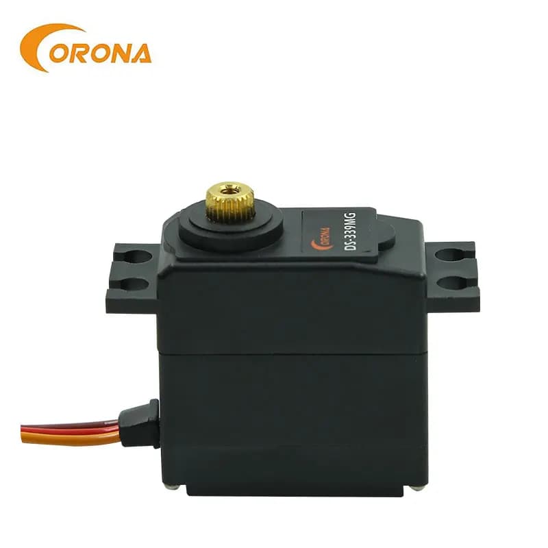 Servomotore e Driver Corona DS339MG Slim Medium per Robot / Aerei RC / Elicotteri Giocattolo