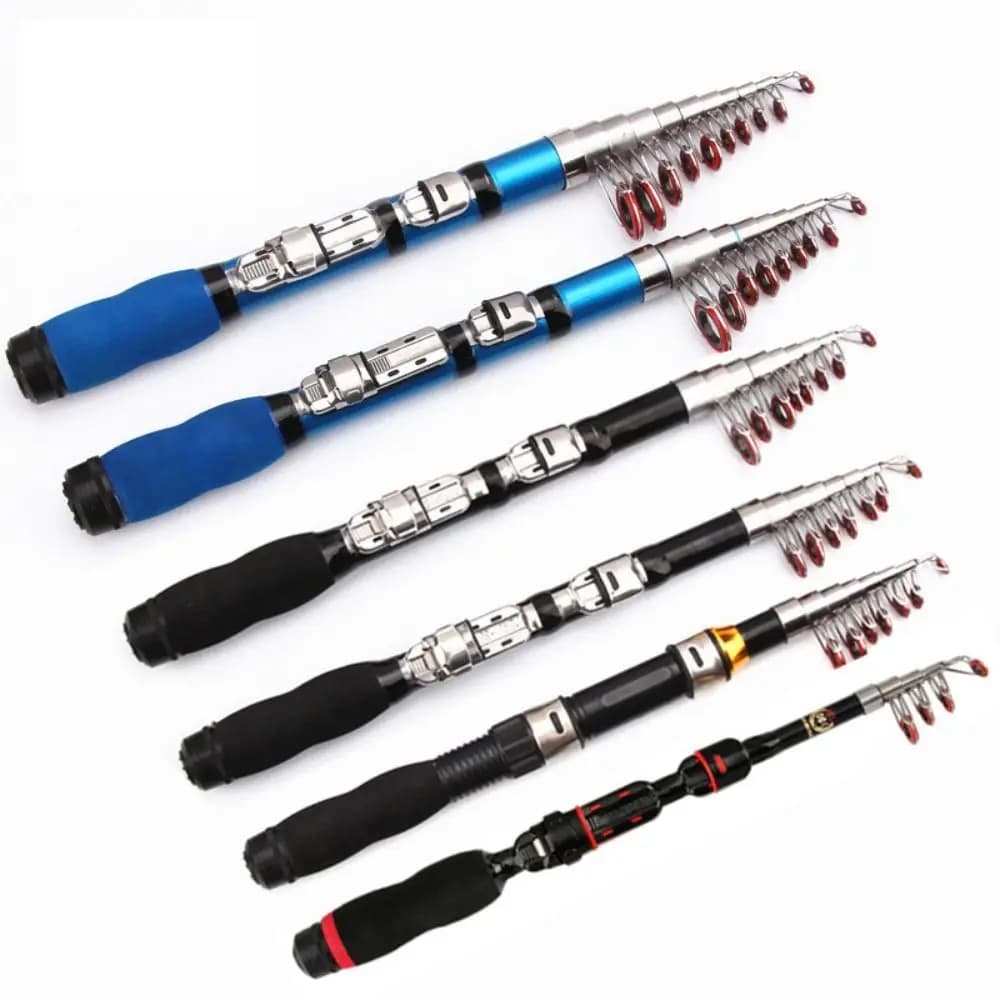 Mini Telescopic Fishing Rod Short Section Small Sea Rod Portable Glass Fiber Reinforced Plastics Retractable Sea Pole