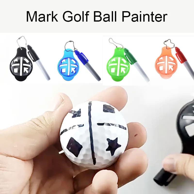 Strumento per il disegno della pallina da golf per marcatura, strumento per marcatura del golf, guscio per marcatura del golf, penna per marcatura speciale, forniture per il golf