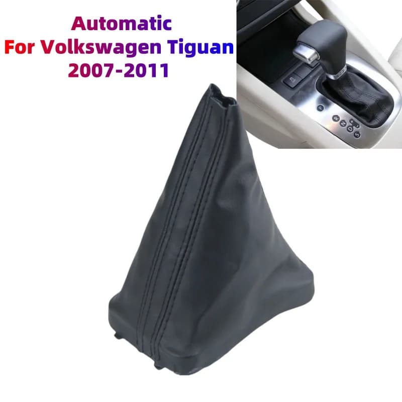 Per VW Volkswagen Tiguan 2007-2011 pomello del cambio leva del cambio Stick ghetta Boot Cover accessori per auto sostituzione interna