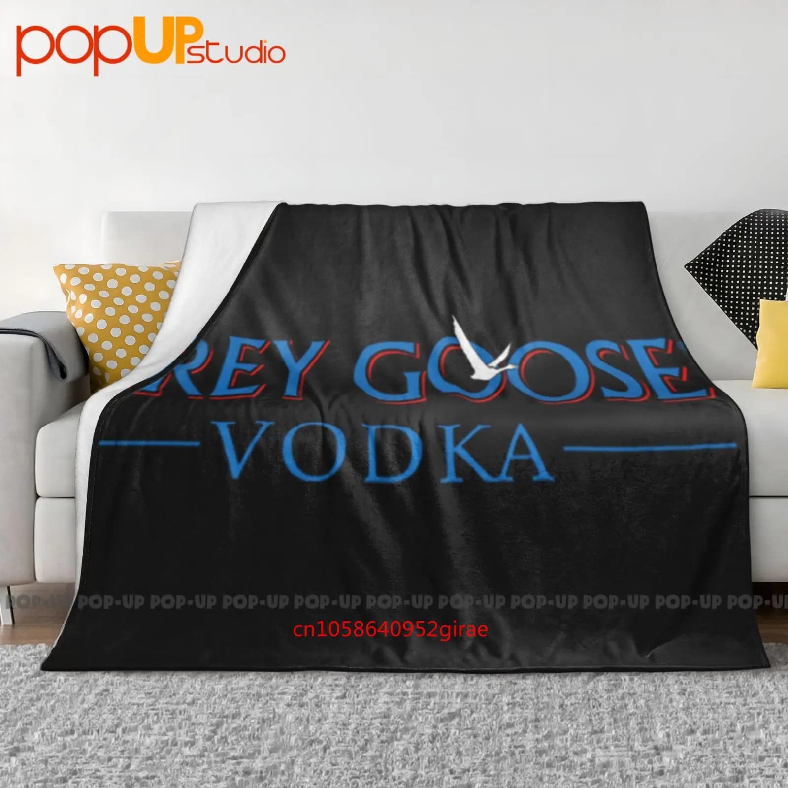 Grey Goose Vodka Drinks Logo Coperta ultra morbida Trapunta Copridivano invernale Copriletto