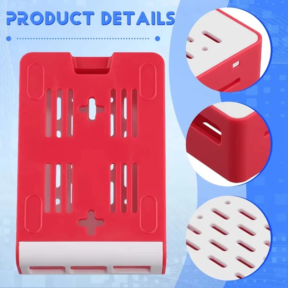 【Vendita calda!】Per custodia di raffreddamento rossa-bianca Raspberry Pi 5 per dispositivo di raffreddamento attivo ufficiale