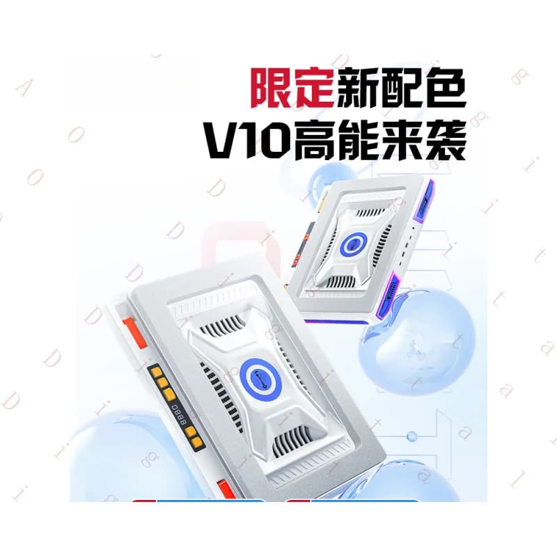 Green Giant Air-Pressure Cooler V10: Ventola di Raffreddamento per Laptop con Turbo, Ventola Grande, Supporto Speciale per Dispositivi Portatili