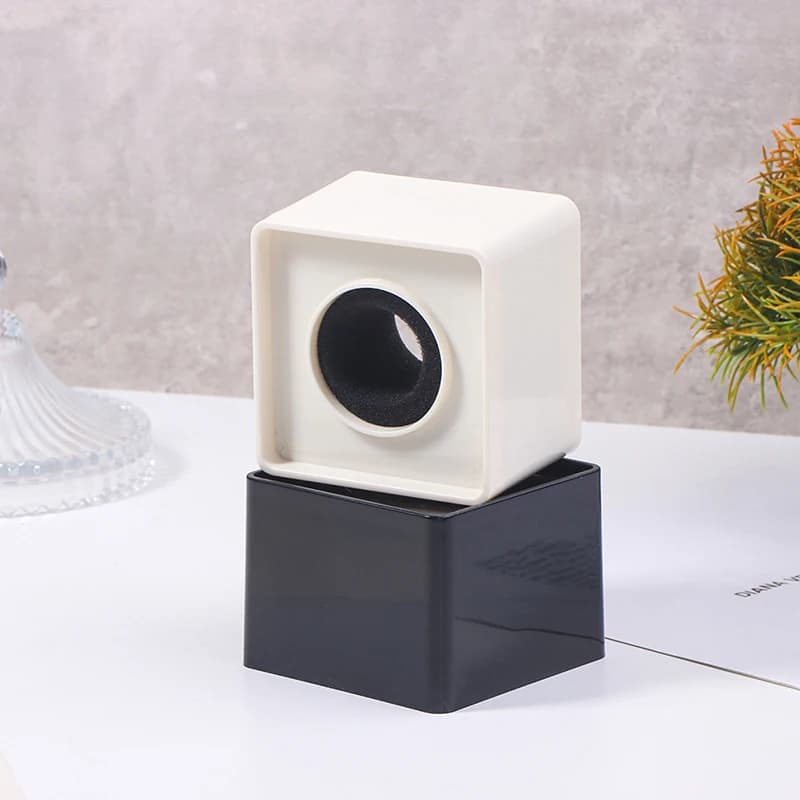 【C】1 Pezzo Cubo Porta Microfono Quadrato per Interviste, Accessori per Reporter e Giornalisti