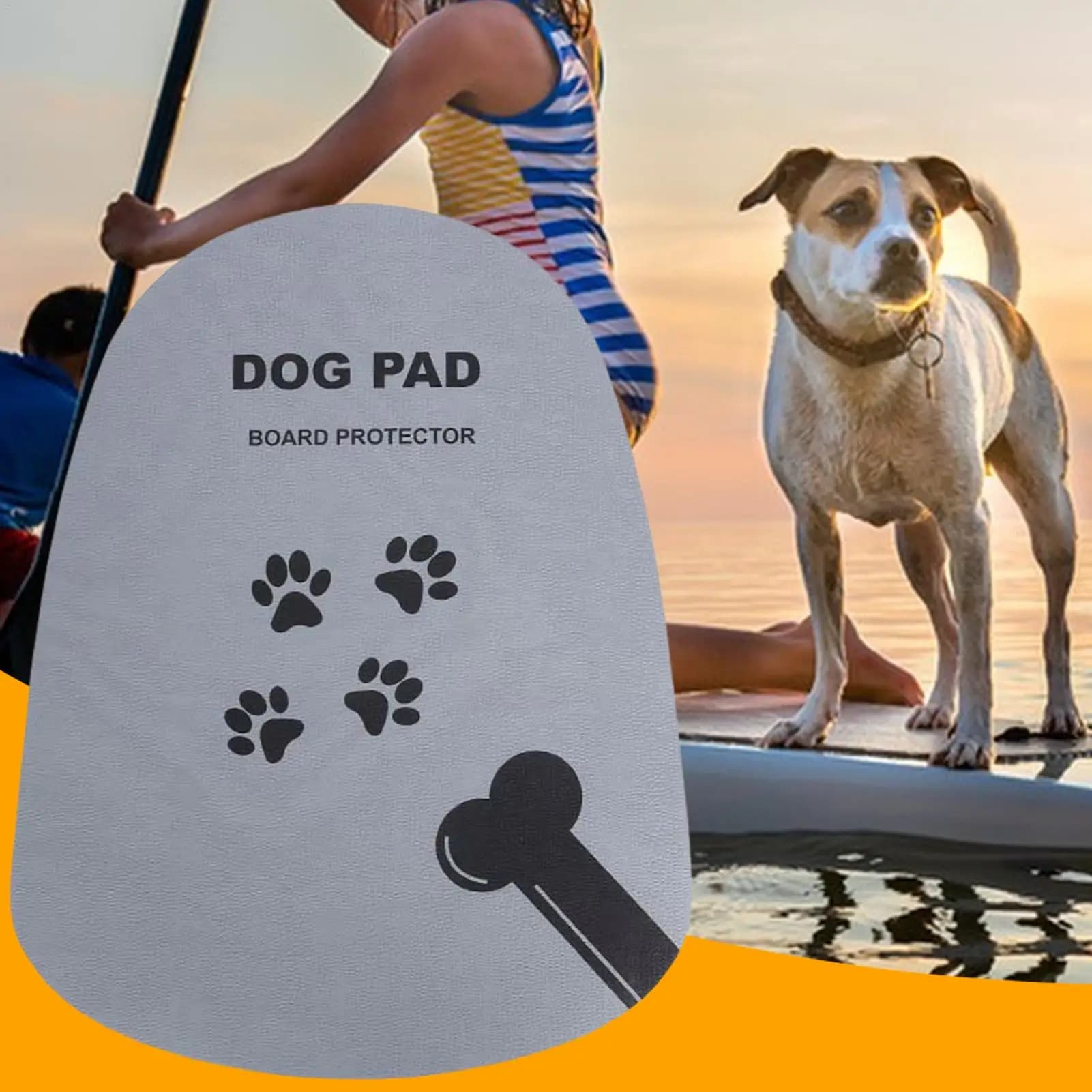 Tappetino da surf antiscivolo per cani Tappetino da surf antiscivolo per animali domestici da viaggio per paddle board Tappetino da surf per kayak Accessori da surf
