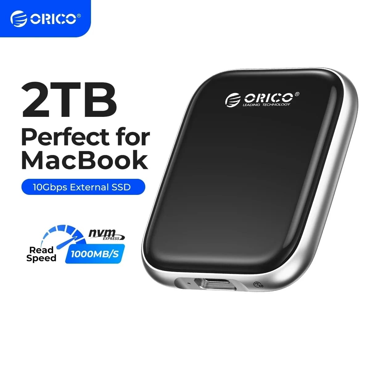 ORICO Beetle SSD portatile 1000 MB/S Unità a stato solido esterna 2TB 1TB 512GB USB 3.2 Gen2 Tipo-C PSSD per MacBook Air Pro Laptop