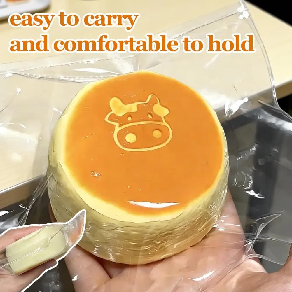 Giocattolo Morbido a Forma di Torta Pudding ​ ​ Giocattoli Antistress Non Tossici a Lenta Risalita, Super Morbidi e Sensoriali per Bambini e Adulti
