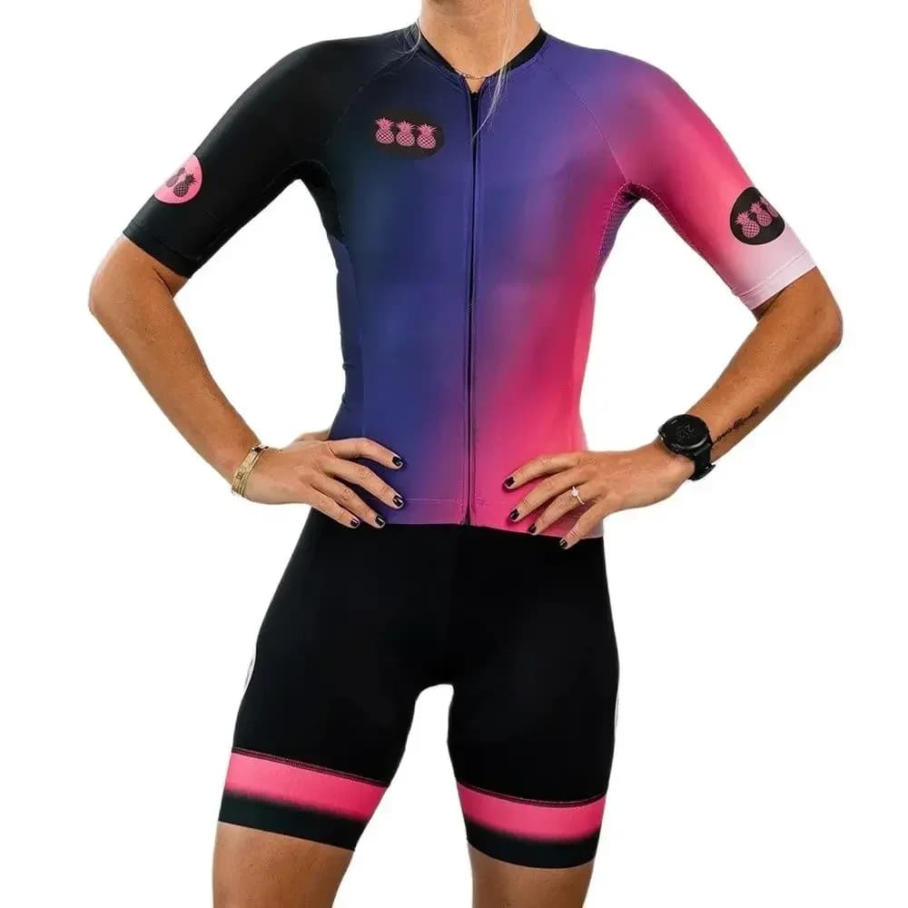2020 Tres Pinas Women's Knit Set 9D Bike Shorts Set Mtb Ropa Cycling Summer Quick Dry Pro BICICICLISMO Shirts Maillot Culotte Wear