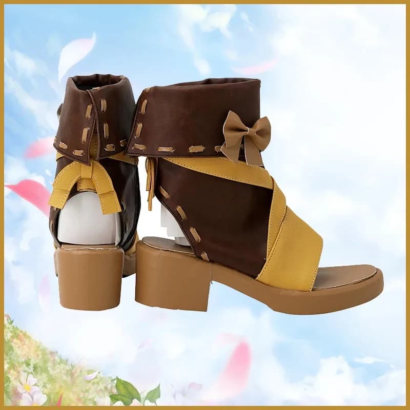 Game XIV Artisan's Sandals Scarpe cosplay Stivali Accessori personalizzati per Halloween personalizzati