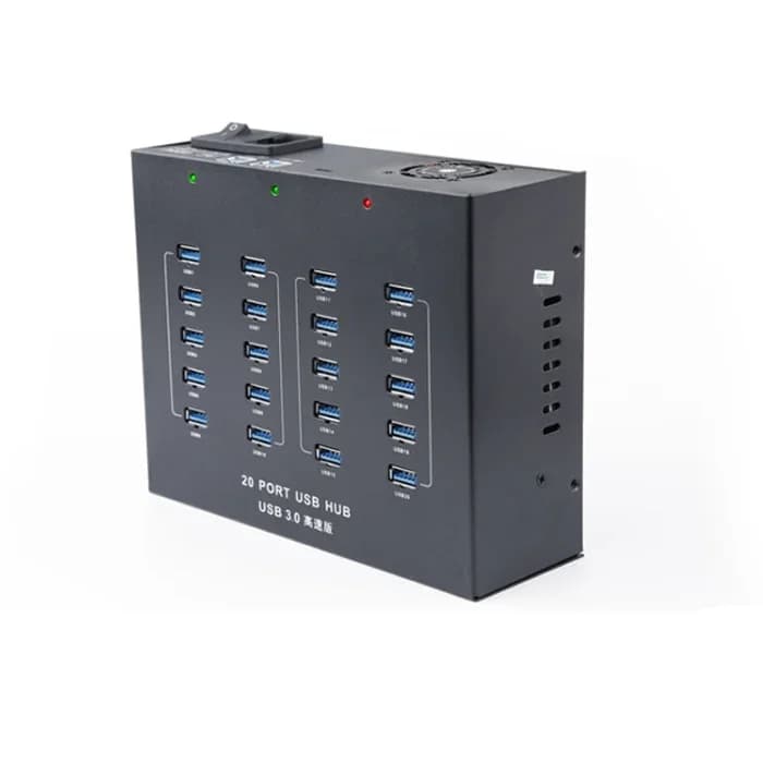 Hub USB 3.0/3.0 Originale a-213 Sipolar a213 di Grado Industriale 1A con 20 Porte Intelligenti