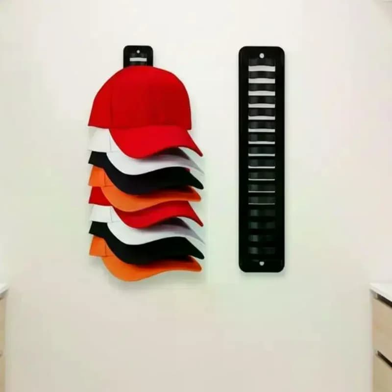 Hat Organizer Plastic Baseball Cap Rack 5 Tier Storage Display Stand for Entryway Closet Bedroom