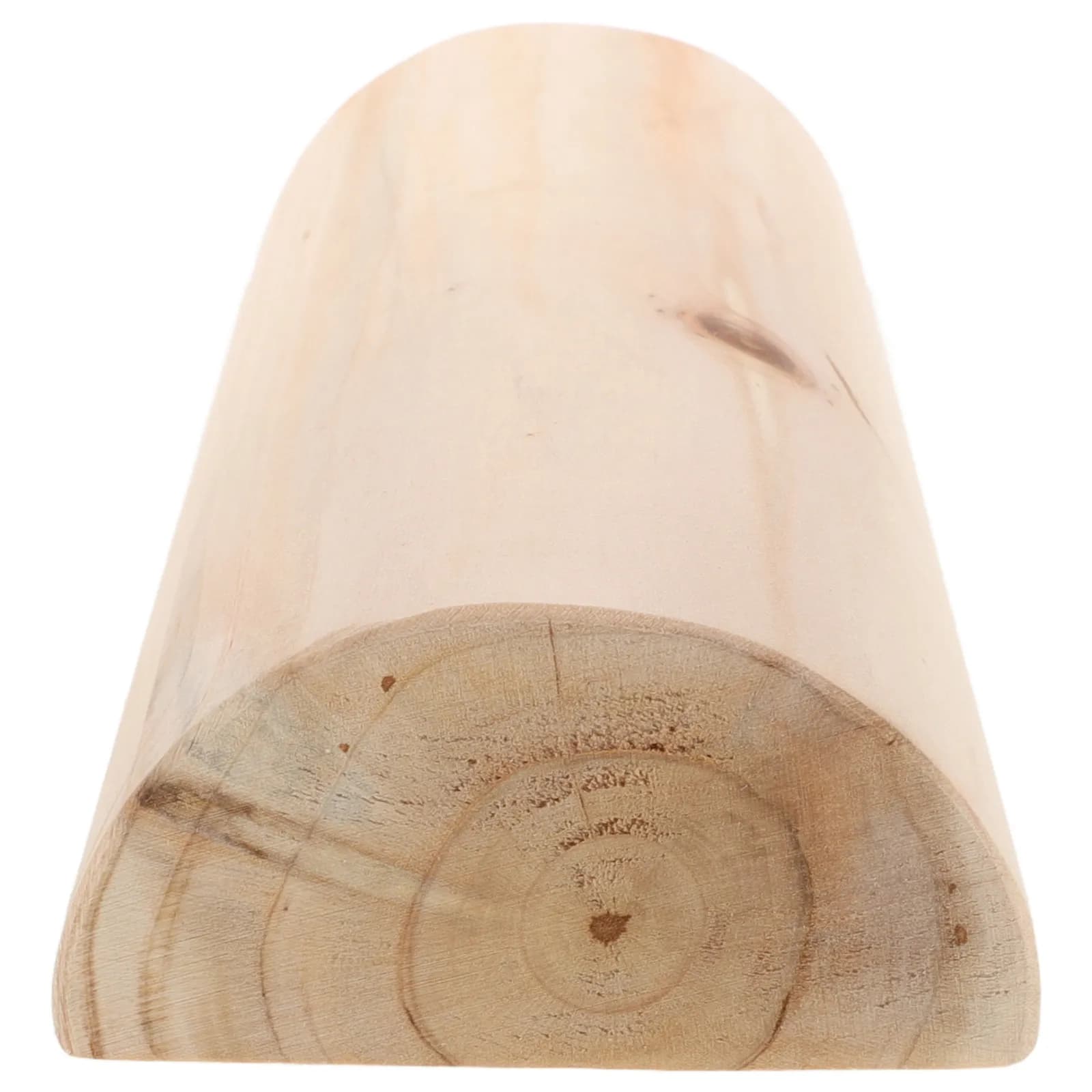 Cuscino in Legno Massello Fatto a Mano, Ergonomico, Supporto Cervicale e Lombare per Collo e Schiena, Cuscino Cilindrico in Legno per Relax in Sauna