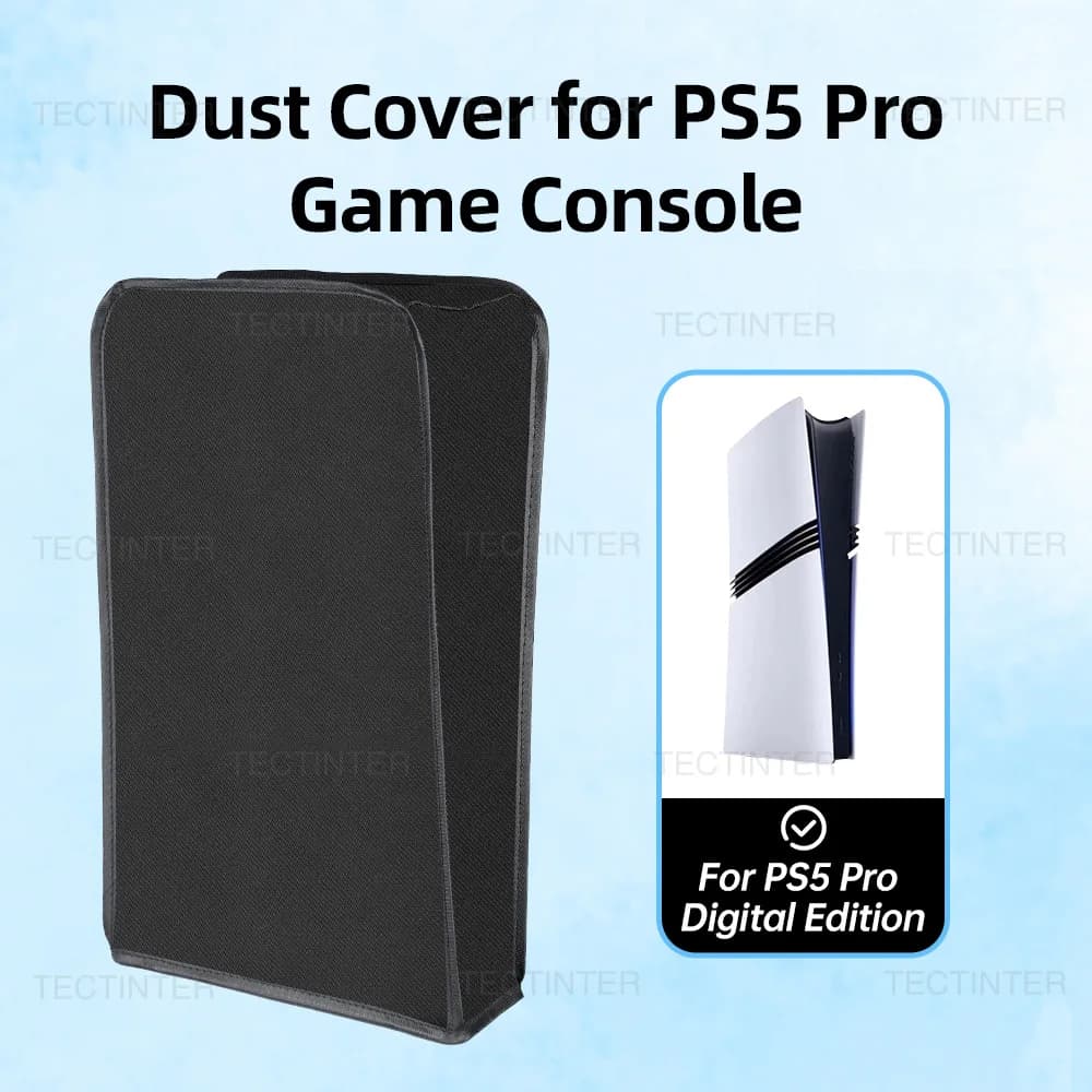 Copertura Protettiva Antipolvere per Console PS5 Pro, Custodia Protettiva Antigraffio per Accessori Giochi Playstation 5 Pro