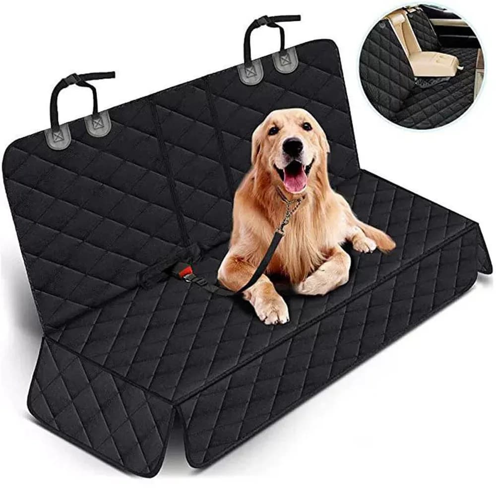 Coprisedile per Auto per Cani con Bracciolo Centrale, Impermeabile, Materasso da Viaggio per Animali Domestici, Antiscivolo, Protezione per Sedile Auto