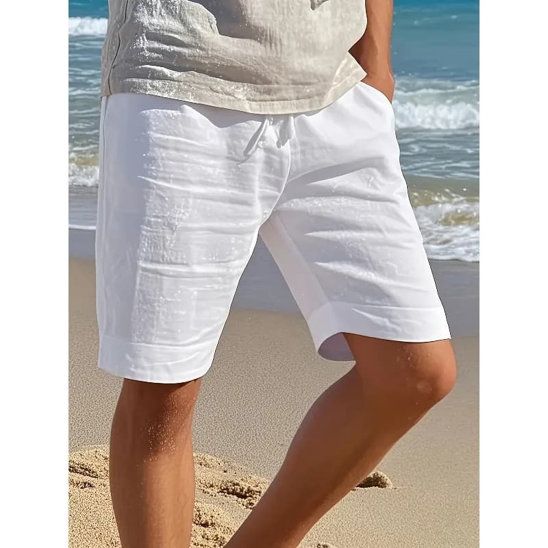 Pantaloncini da spiaggia estivi da uomo, casual e comodi, adatti per il tempo libero estivo e le vacanze al mare