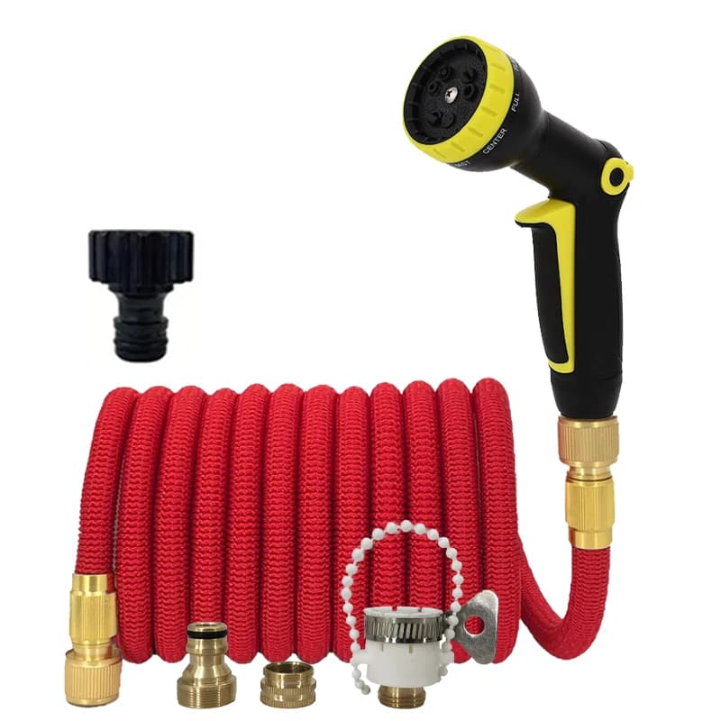 Tubo da Giardino Multifunzione con Ugello Magico, Tubo Flessibile ad Alta Pressione per Lavaggio Auto, Spruzzo Regolabile, Strumento per Irrigazione