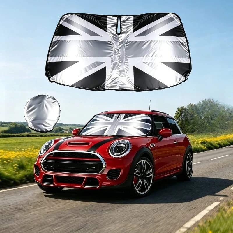 Parasole per Finestrino Anteriore Mini Cooper, Copertura Parasole per Parabrezza, Blocca i Raggi UV, Riflettente