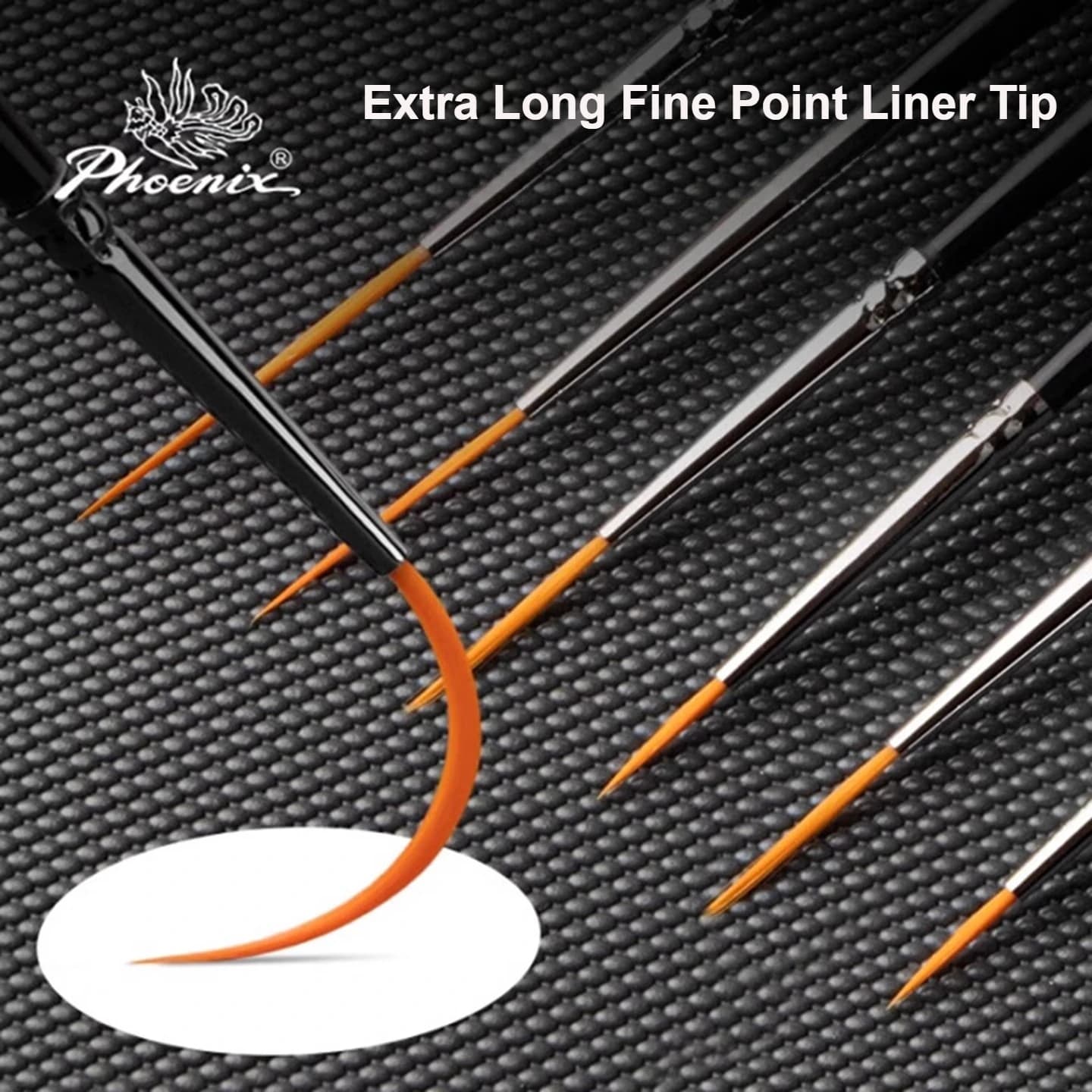 1/2/3/5pcs Rigger Artist Paint Brush Extra Long Fine Point Liner Tip Detail Brushes Scale Models Nail Acrylic Oil Watercolor