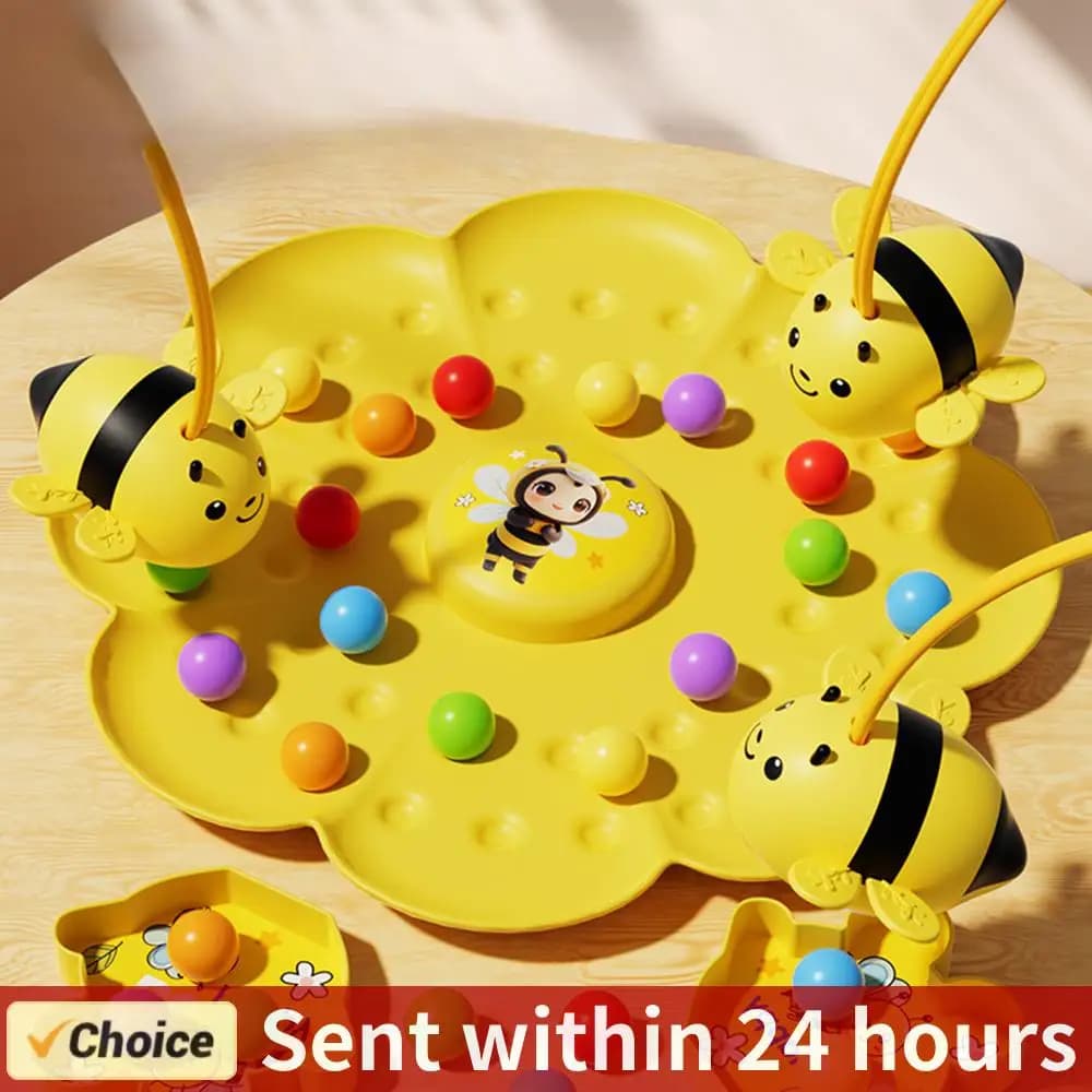 Giocattoli magnetici per la raccolta di fagioli d'api Educazione precoce dei bambini Giocattolo interattivo genitore-figlio Gioco da tavolo per più persone Giochi di società