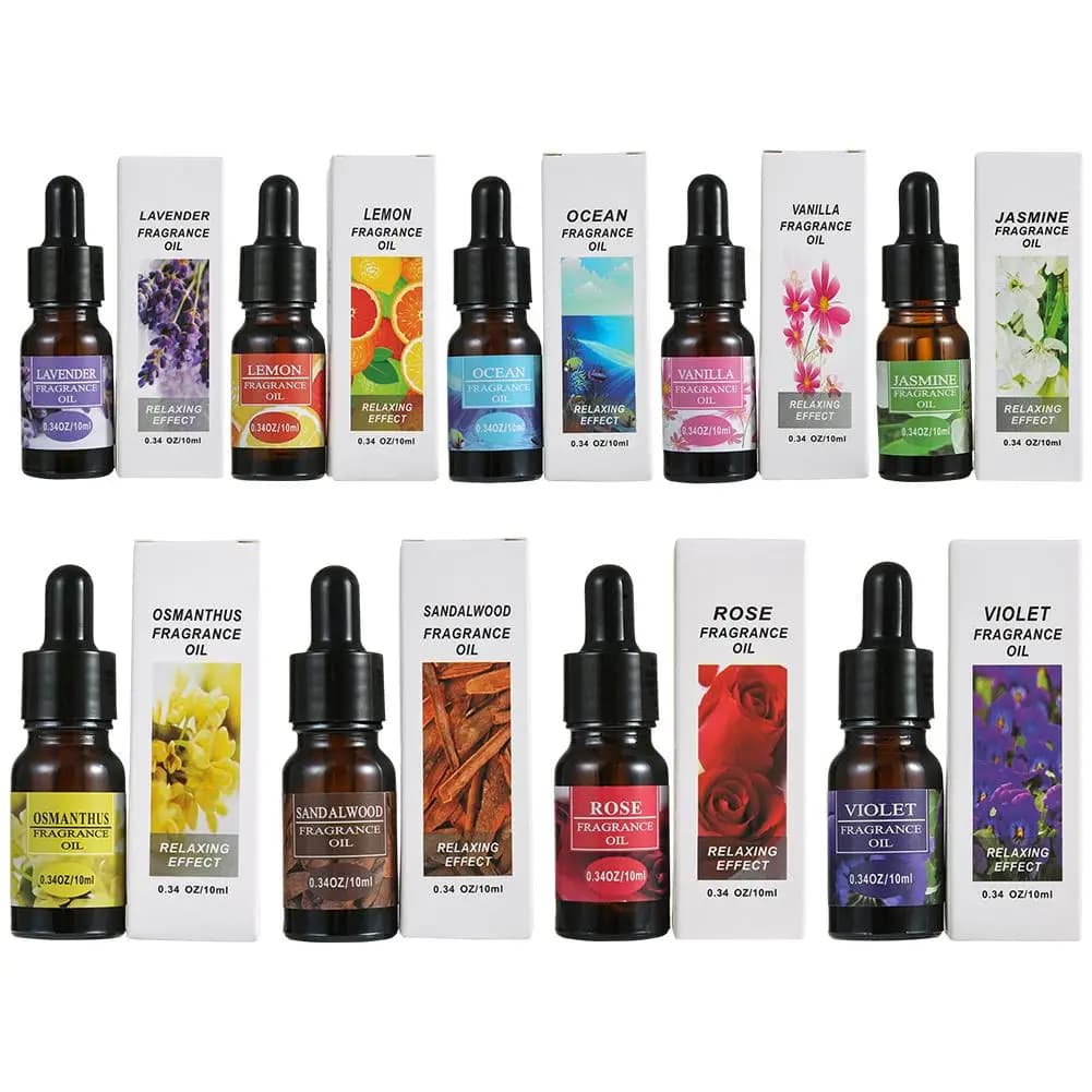 10ml Perfume Charging for Car Liquid Flavor Essential Oil With Counters Deodorant for Car Refill for Air Humidifier Fragrance for Home Car