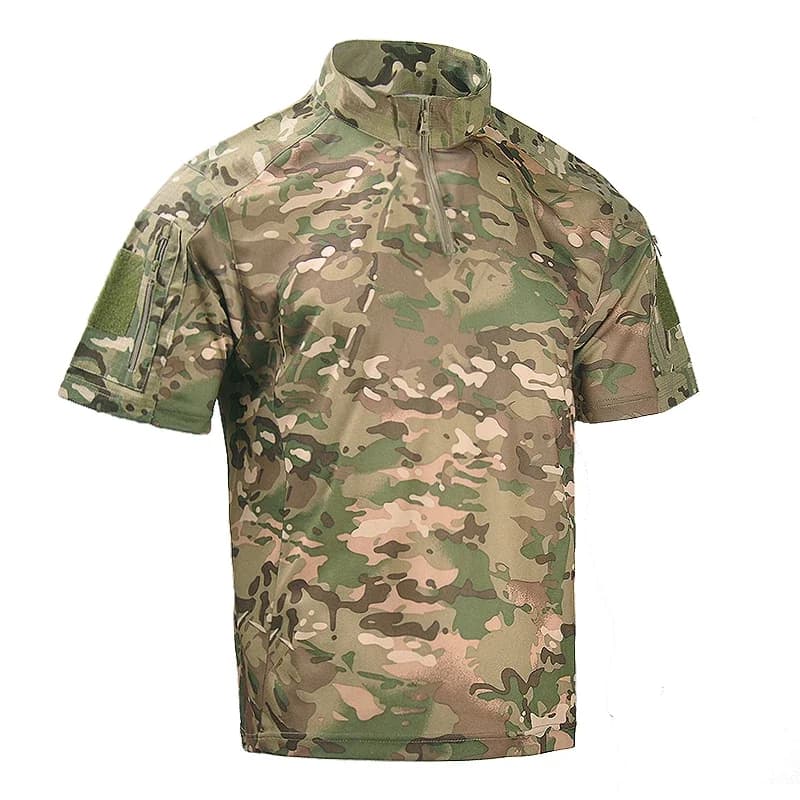 T-shirt casual estive Camicie ad asciugatura rapida Polo tattica da uomo a maniche corte T-shirt da lavoro Sport Pesca Golf Pullover Top