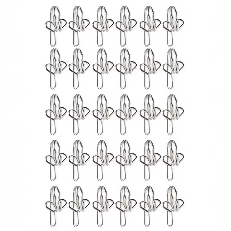 Butterfly Curtain Hooks 37 pcs, Easy to Install, Won't Scratch Fabric, Decorative for Curtains and Door Curtains
