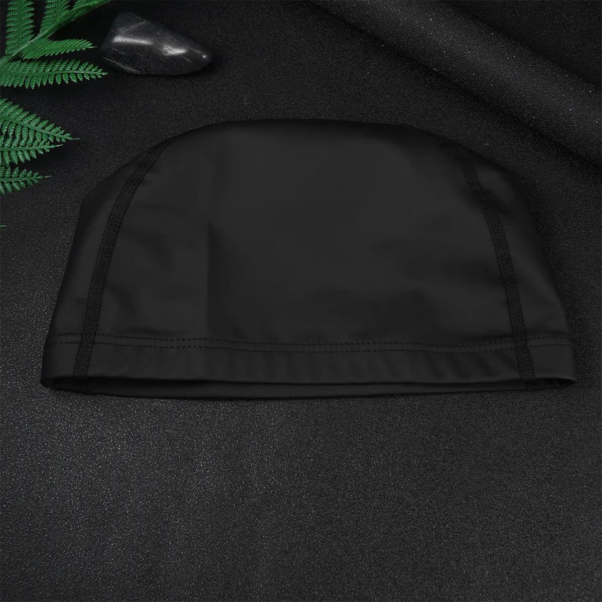 Silicone Swimwear for Adults, Waterproof, Elastic, Lightweight, Hair Protection, Pool Comfortable Design