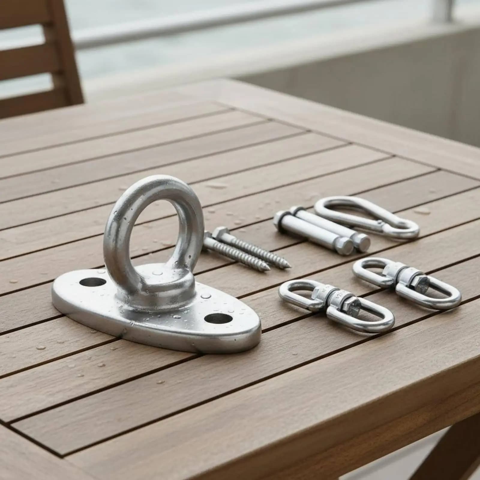 Heavy Duty Stainless Steel Swing Hook Mounting Kit for Indoor Ceiling Swing Gym Punching Bag Hammock